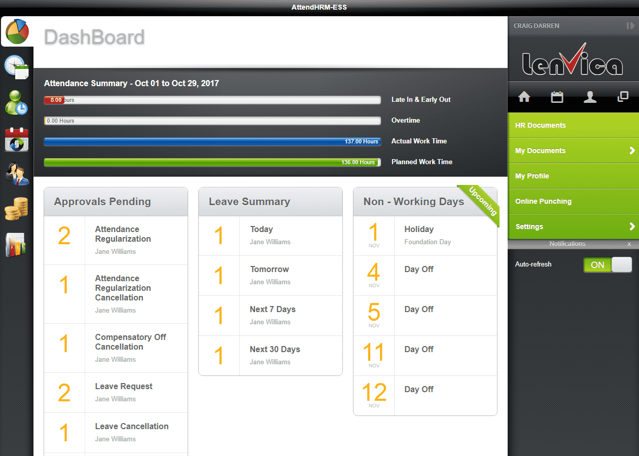 Log In To Employee Self Service Lenvica Hrms