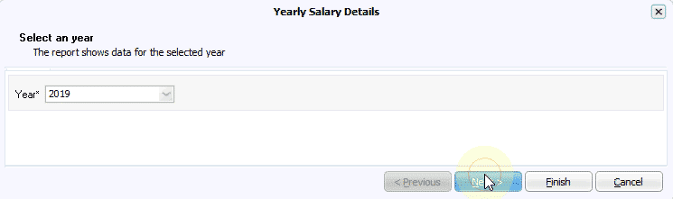 Month wise Salary data