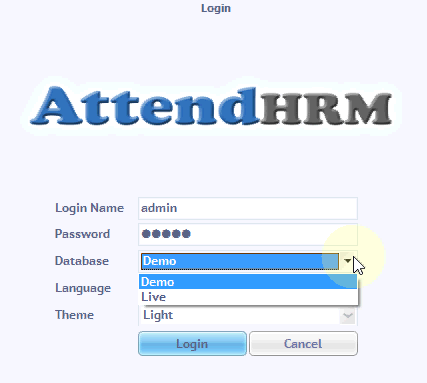 attendance software database