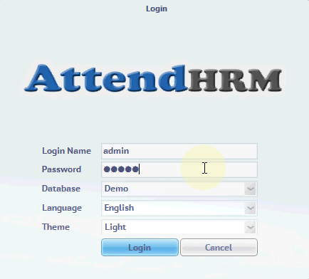 login attendance software